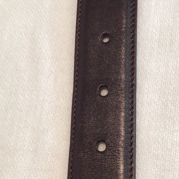 Salvatore FERRAGAMO Brown Leather Belt EUC